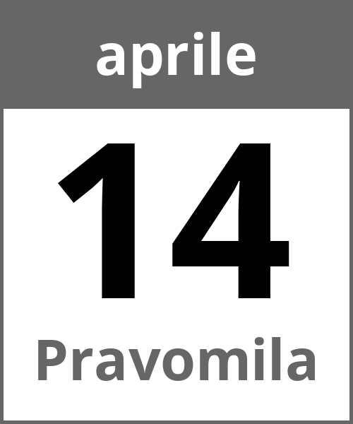 Festa Pravomila aprile 14.4.