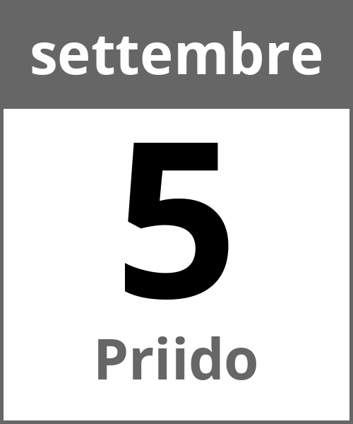 Festa Priido settembre 5.9.