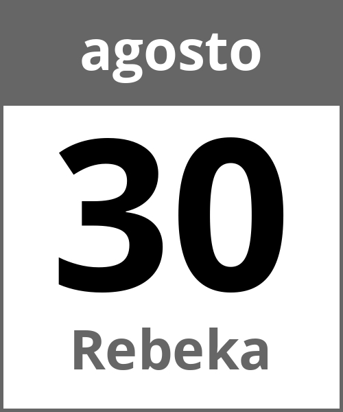 Festa Rebeka agosto 30.8.