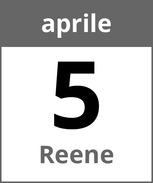 Festa Reene aprile 5.4.