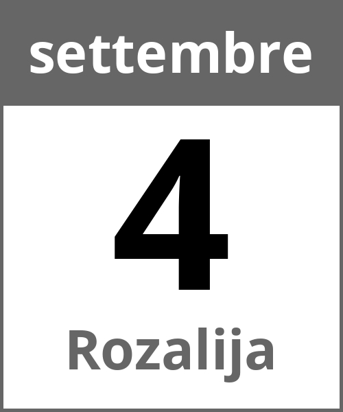 Festa Rozalija settembre 4.9.