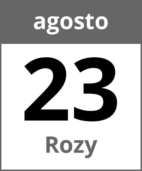 Festa Rozy agosto 23.8.