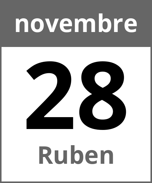 Festa Ruben novembre 28.11.