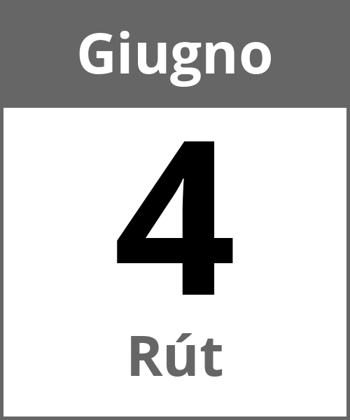 Festa Rút Giugno 4.6.