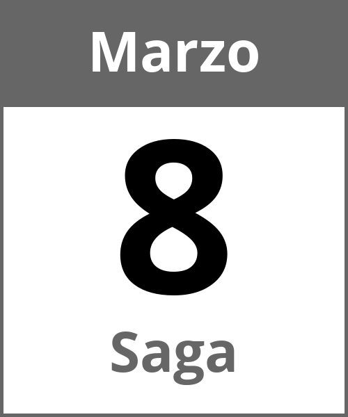 Festa Saga Marzo 8.3.