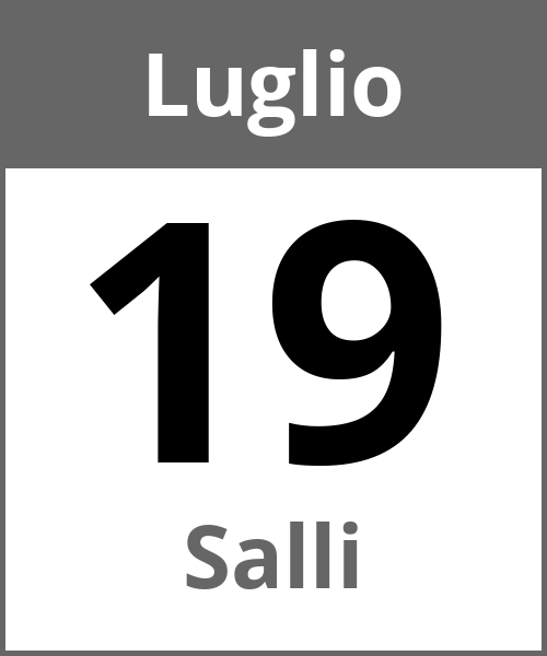 Festa Salli Luglio 19.7.