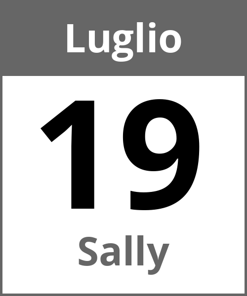 Festa Sally Luglio 19.7.