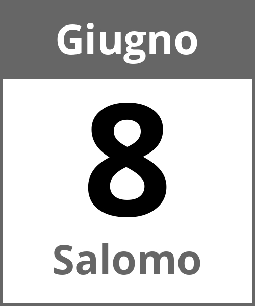 Festa Salomo Giugno 8.6.