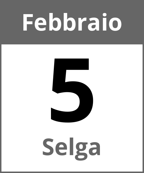 Festa Selga Febbraio 5.2.