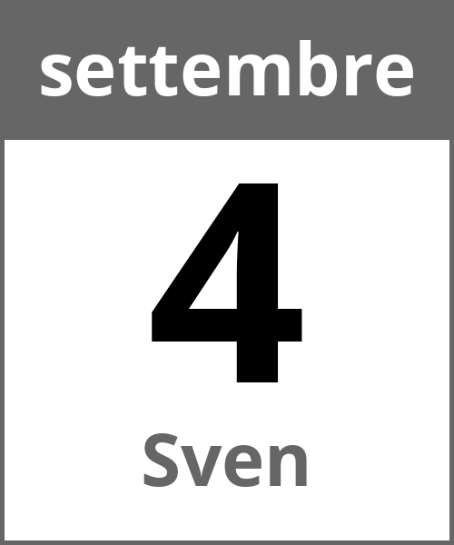 Festa Sven settembre 4.9.