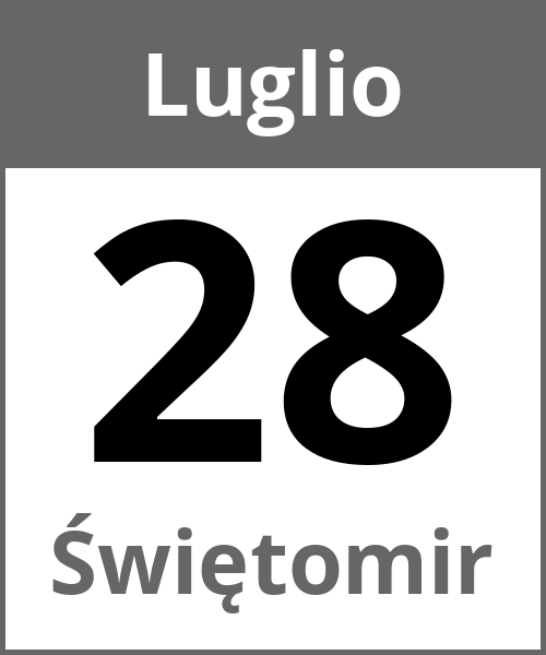 Festa Świętomir Luglio 28.7.