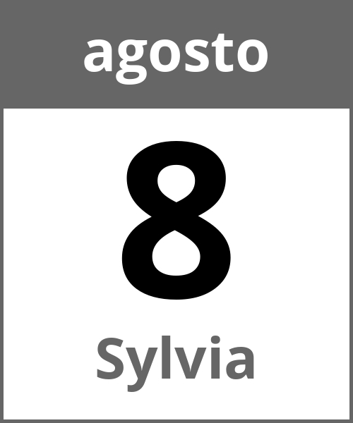 Festa Sylvia agosto 8.8.