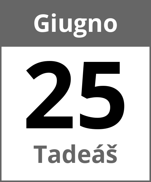 Festa Tadeáš Giugno 25.6.