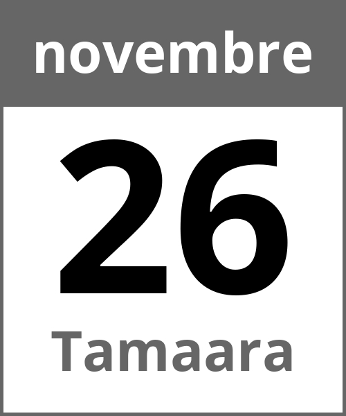 Festa Tamaara novembre 26.11.