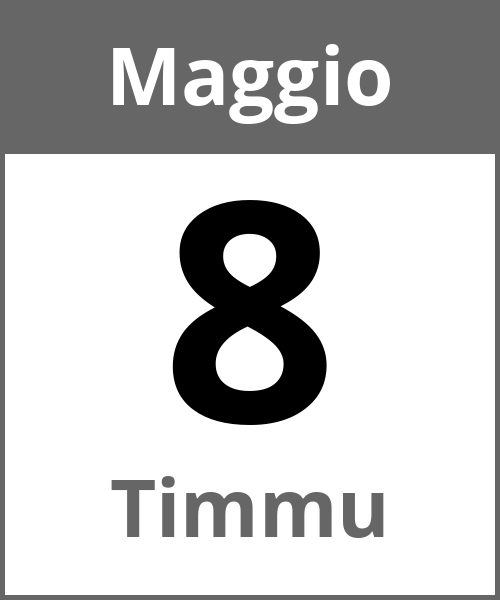 Festa Timmu Maggio 8.5.