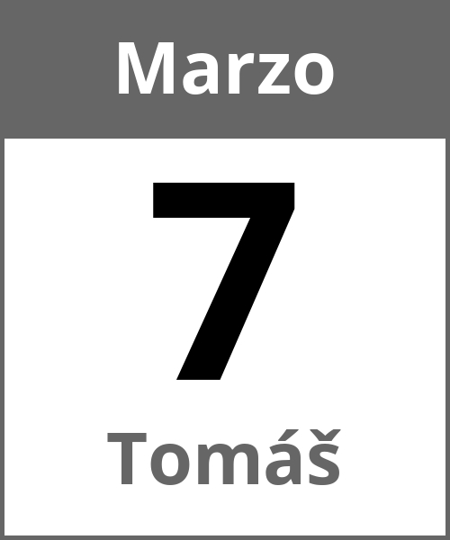 Festa Tomáš Marzo 7.3.