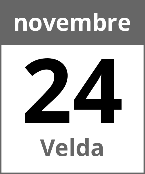 Festa Velda novembre 24.11.