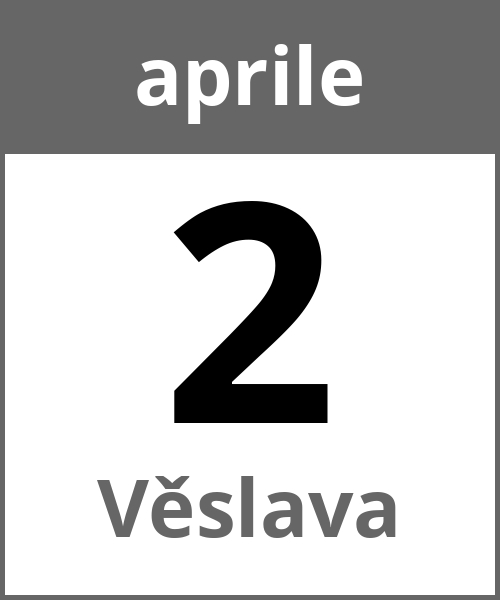 Festa Věslava aprile 2.4.