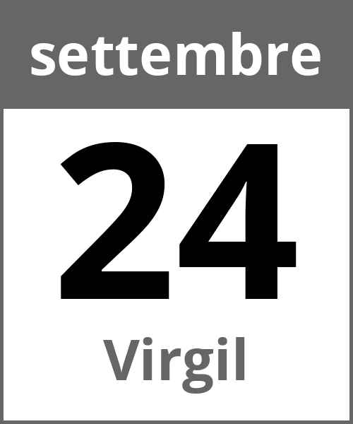 Festa Virgil settembre 24.9.