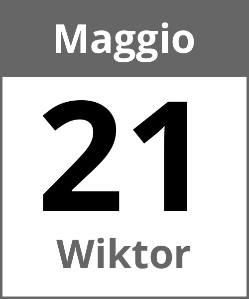 Festa Wiktor Maggio 21.5.