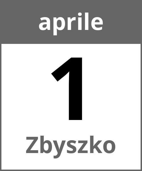 Festa Zbyszko aprile 1.4.