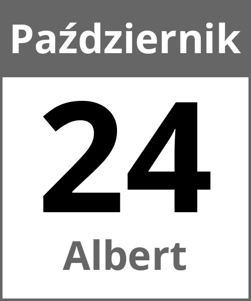 Swieto Albert Październik 24.10.