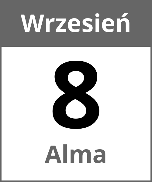 Swieto Alma Wrzesień 8.9.