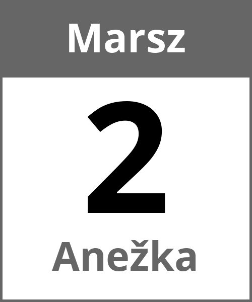 Swieto Anežka Marsz 2.3.