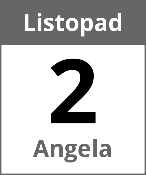 Swieto Angela Listopad 2.11.