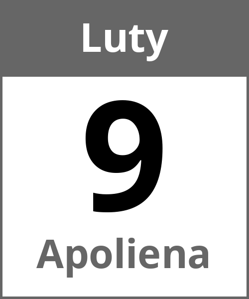 Swieto Apoliena Luty 9.2.