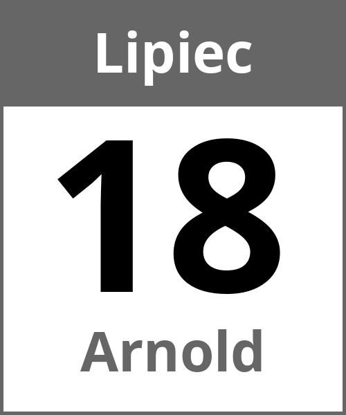 Swieto Arnold Lipiec 18.7.