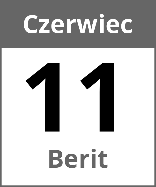 Swieto Berit Czerwiec 11.6.