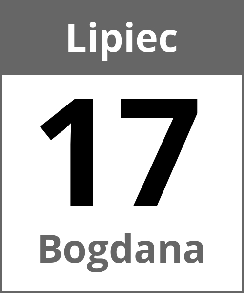 Swieto Bogdana Lipiec 17.7.