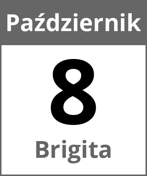 Swieto Brigita Październik 8.10.