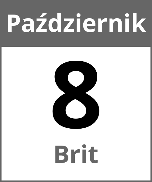 Swieto Brit Październik 8.10.