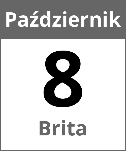 Swieto Brita Październik 8.10.