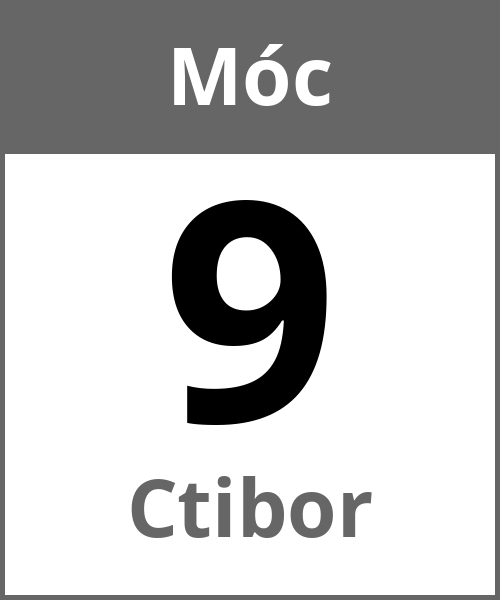 Swieto Ctibor Móc 9.5.