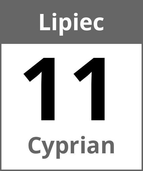 Swieto Cyprian Lipiec 11.7.