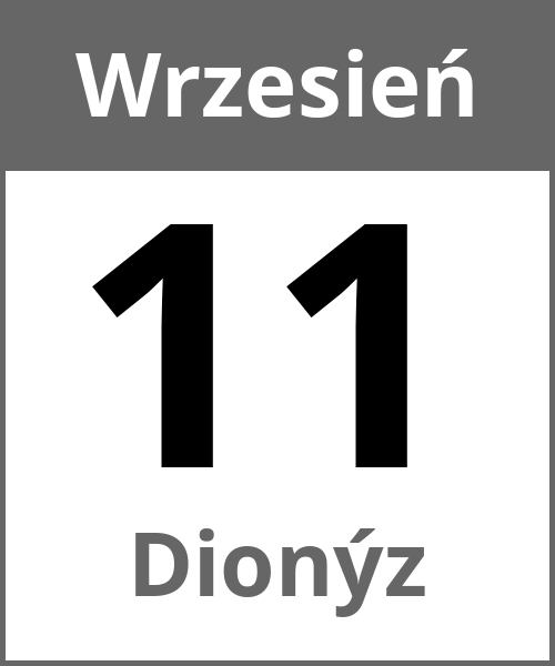 Swieto Dionýz Wrzesień 11.9.