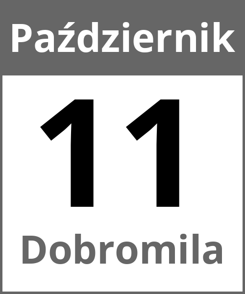 Swieto Dobromila Październik 11.10.