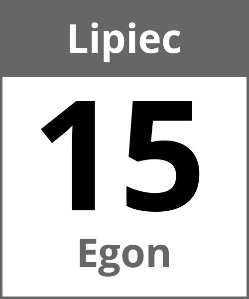 Swieto Egon Lipiec 15.7.