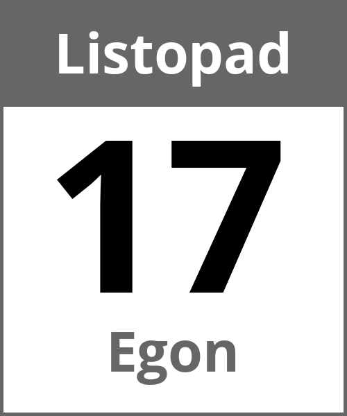 Swieto Egon Listopad 17.11.