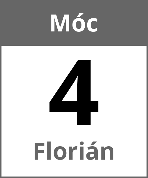 Swieto Florián Móc 4.5.