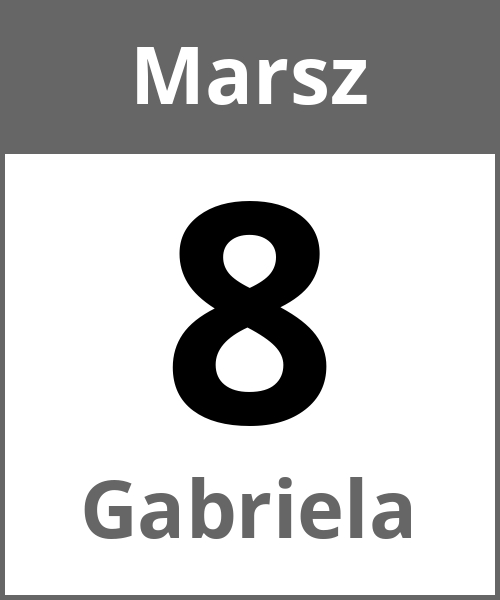 Swieto Gabriela Marsz 8.3.