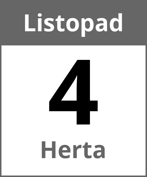 Swieto Herta Listopad 4.11.