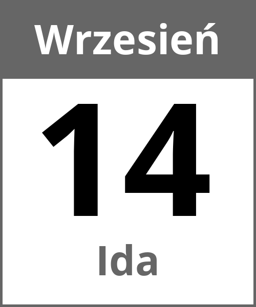 Swieto Ida Wrzesień 14.9.