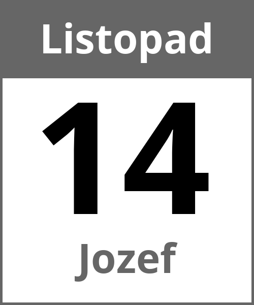 Swieto Jozef Listopad 14.11.