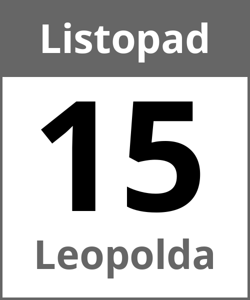 Swieto Leopolda Listopad 15.11.