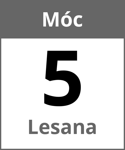 Swieto Lesana Móc 5.5.