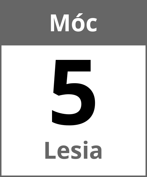 Swieto Lesia Móc 5.5.